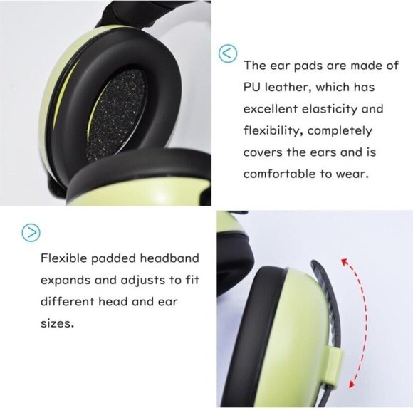 Baby Ear Muffs, Baby Ear Protection Noise Cancelling Headphones for Babies 3mo+ - Picture 3 of 15